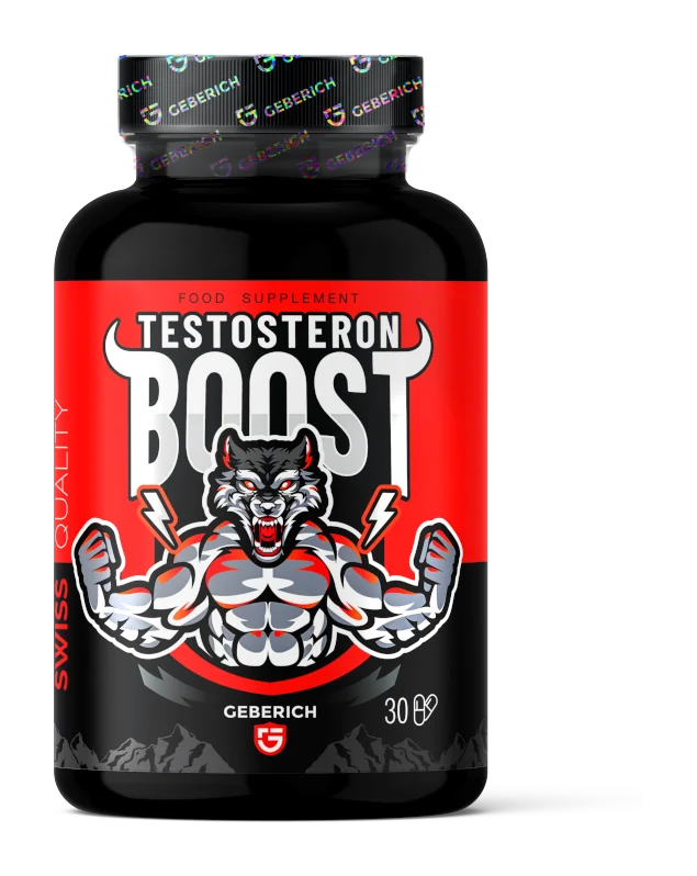 Testosteron Boost – flacon de 30 gélules au saw palmetto, maca, ginseng et épilobe pour le tonus masculin