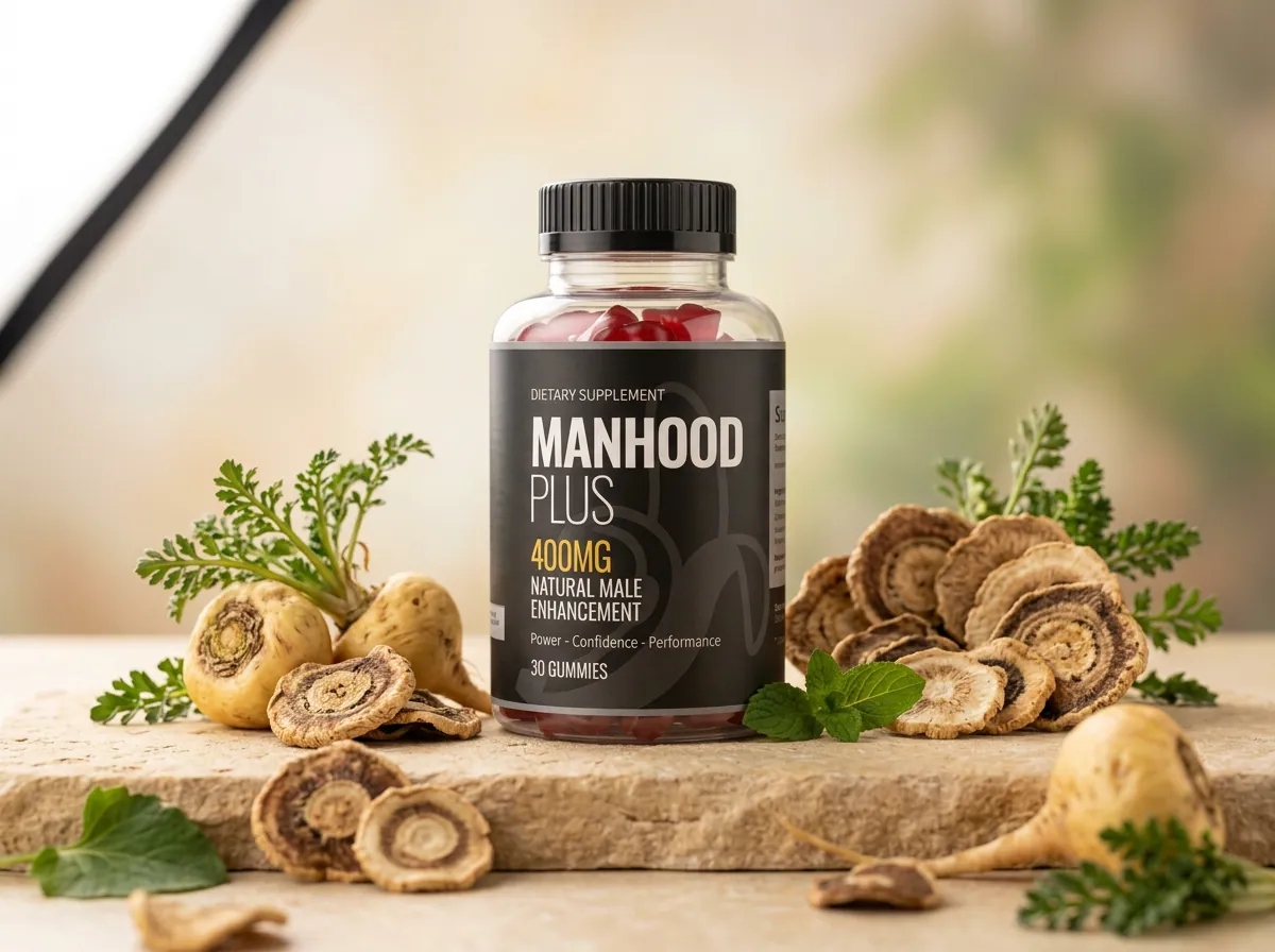 Manhood Plus Gummies avec maca et ingrédients naturels